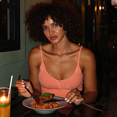 Happy customer of Gente Italian Fresh Seafood Restaurant